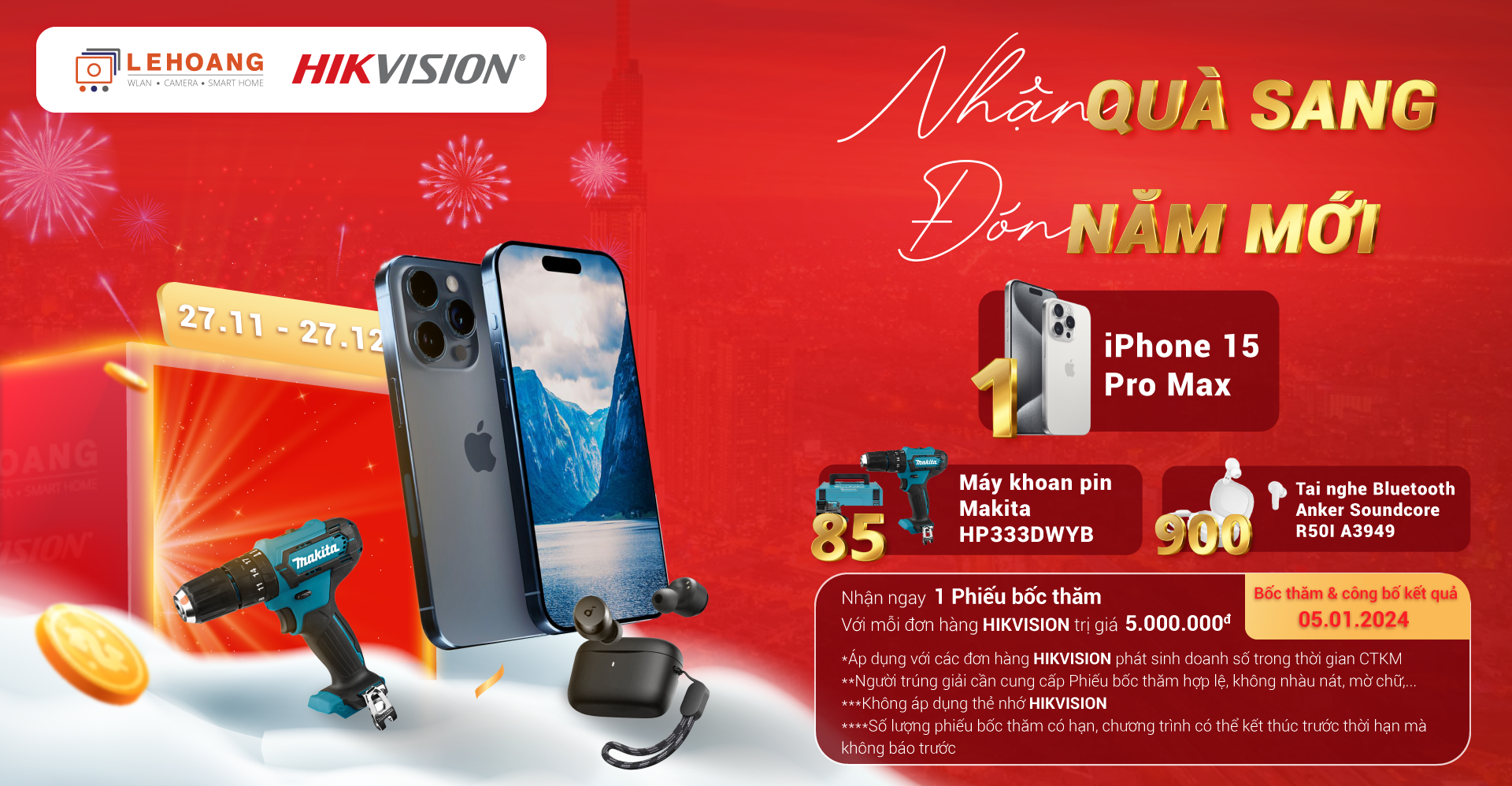 nhan-qua-sang-don-nam-moi-lucky-draw-iphone-15-pro-max-hikvision-vietnam